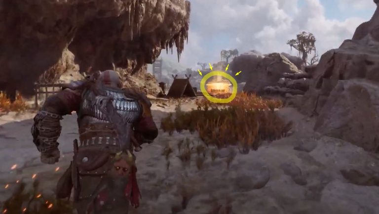 god of war ragnarok svartalfheim aurvangar wetlands legendary chest
