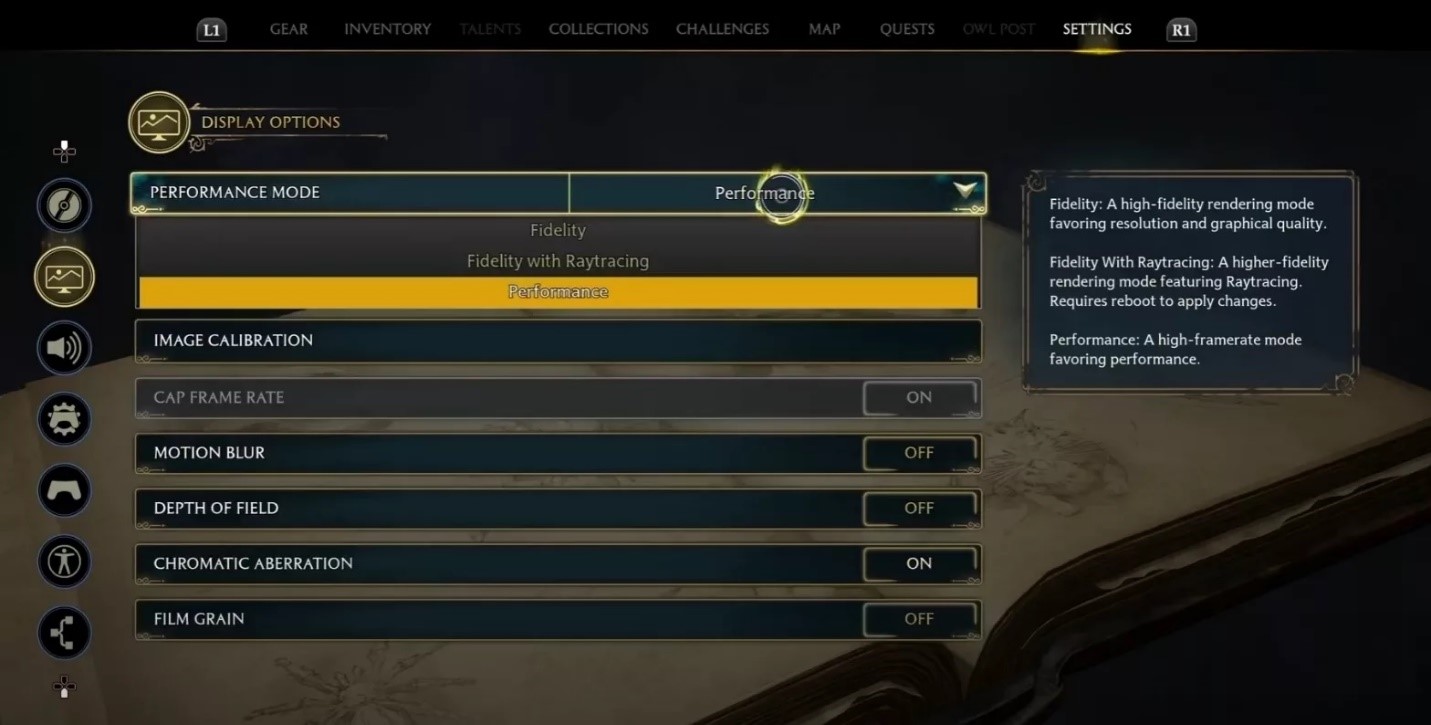 How to reduce blur in hogwarts legacy visibility settings guide