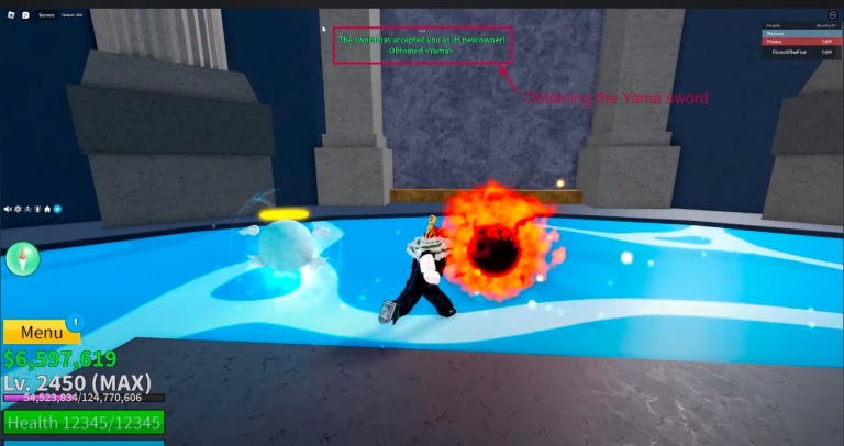 Blox Fruits: How to Get Yama Sword Guide - Item Level Gaming