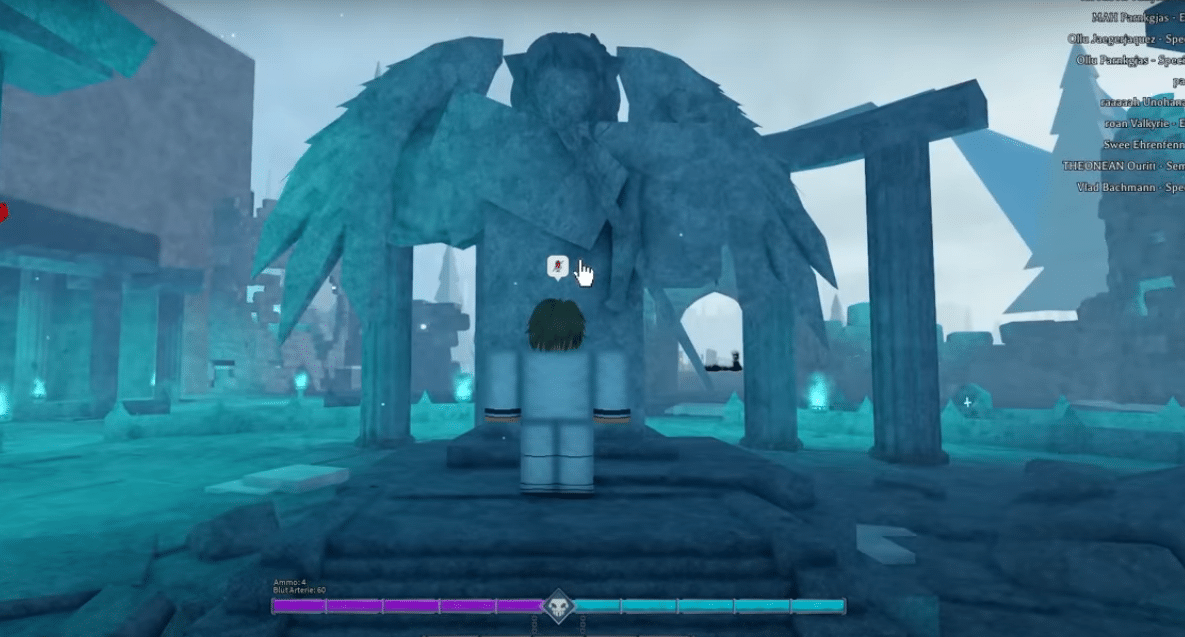 Statue location to get Schrift for Quincy in Type Soul.