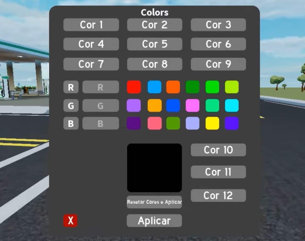 How to change color in Omini X.