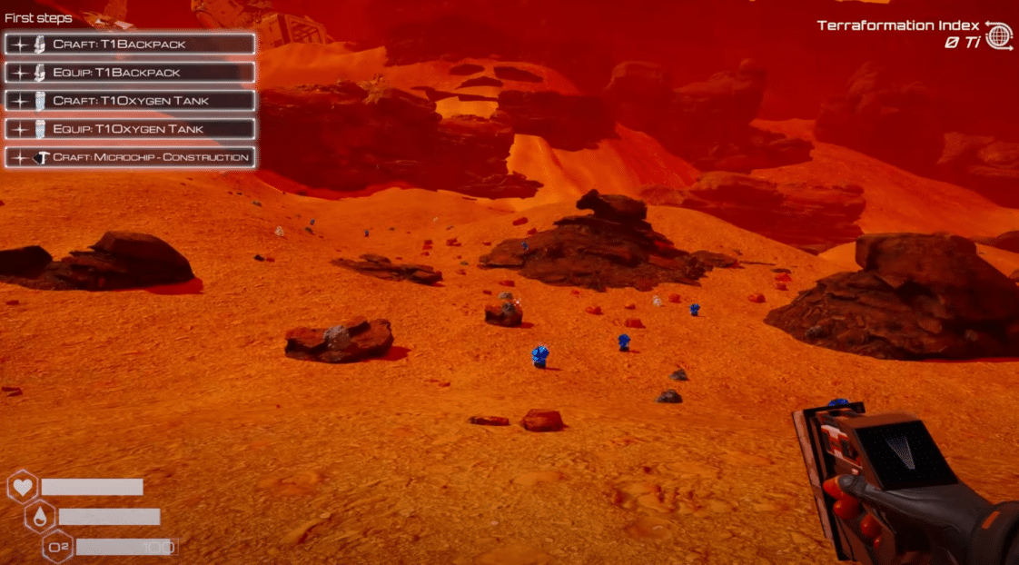 Planet Crafter: How to Find Food at the Start of the Game - Item Level