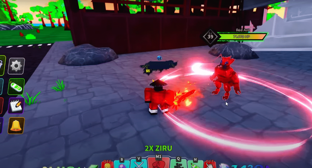 Farming Red Ant for team in Arise Crossover.