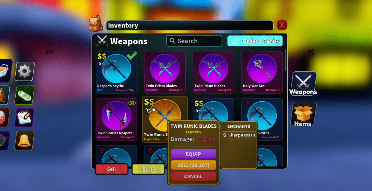 Twin Runic Blades acquired in Arise Crossover.