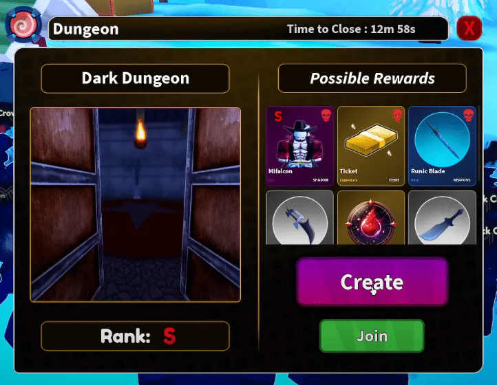 Dungeon Menu in Arise Crossover - Ultimate Beginner's Guide