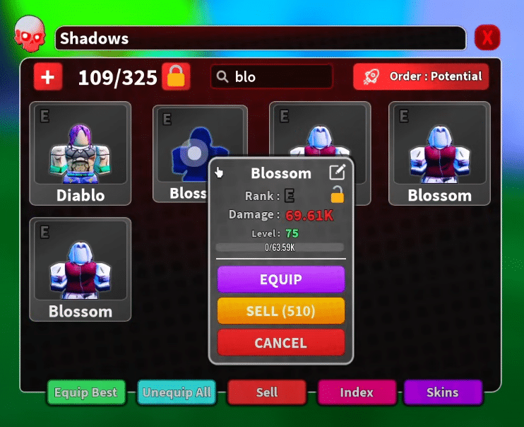 Shadows Menu in Arise Crossover - Our Top 10 Tips & Tricks