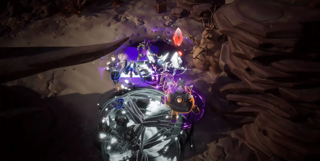Blasphemer Thea Core Skill combat in Torchlight Infinite.