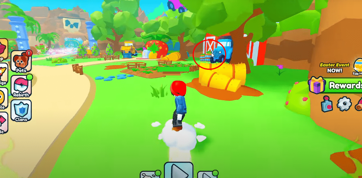 Carrot Egg location in Rebirth Champions Ultimate Easter Event.