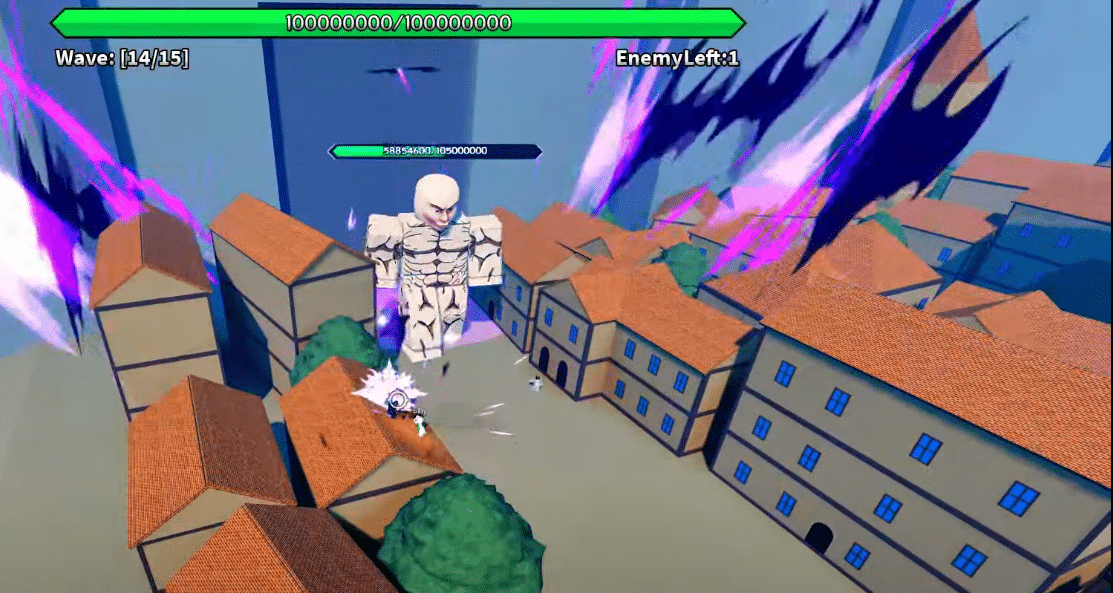 Titan Rush mode in Rock Fruit