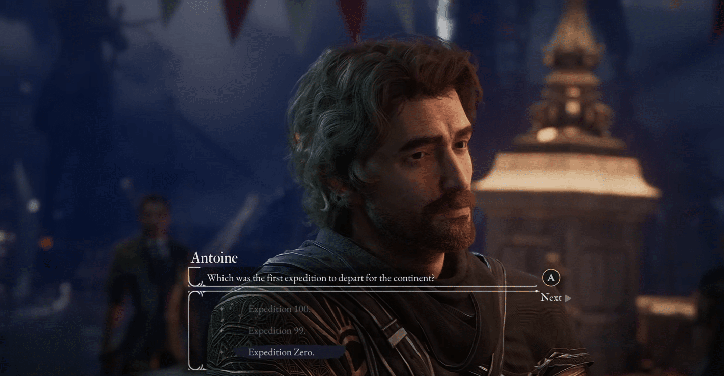 Antoine's 2nd Question in Clair Obscur Expedition 33