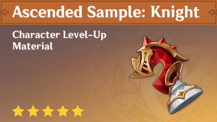 Ascended Sample Knight in Genshin Impact