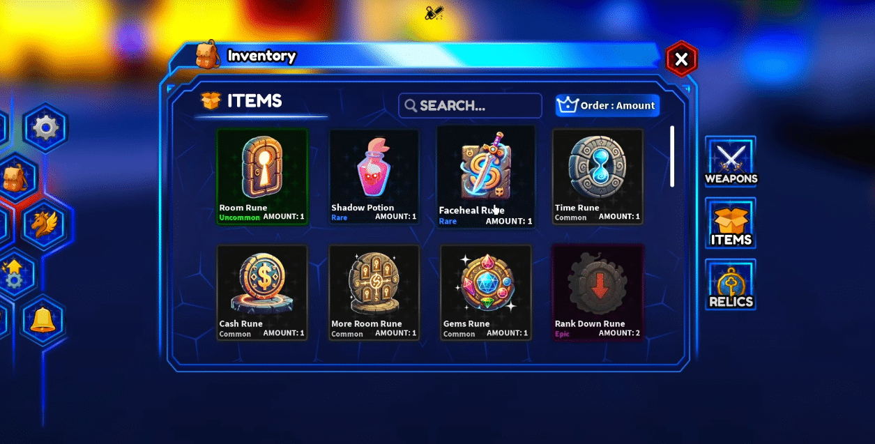 Use World Runes to get best relics you want in Arise Crossover.