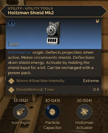 Holtzman Shield in Dune Awakening - Starter Resource Guide | Iron, Spice, Rare Components & More