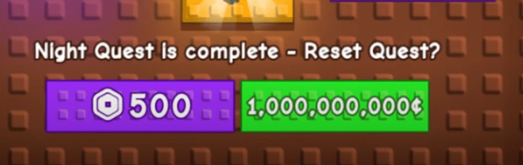 Lunar Quest reset button to get infinite Lunar Seed Packs and Lunar Eggs in Grow a Garden.