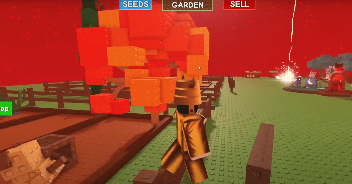 Blood Moon event and weather effects in Grow a Garden.