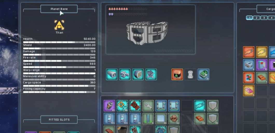 Planet Bane Ship in Cubic Odyssey.
