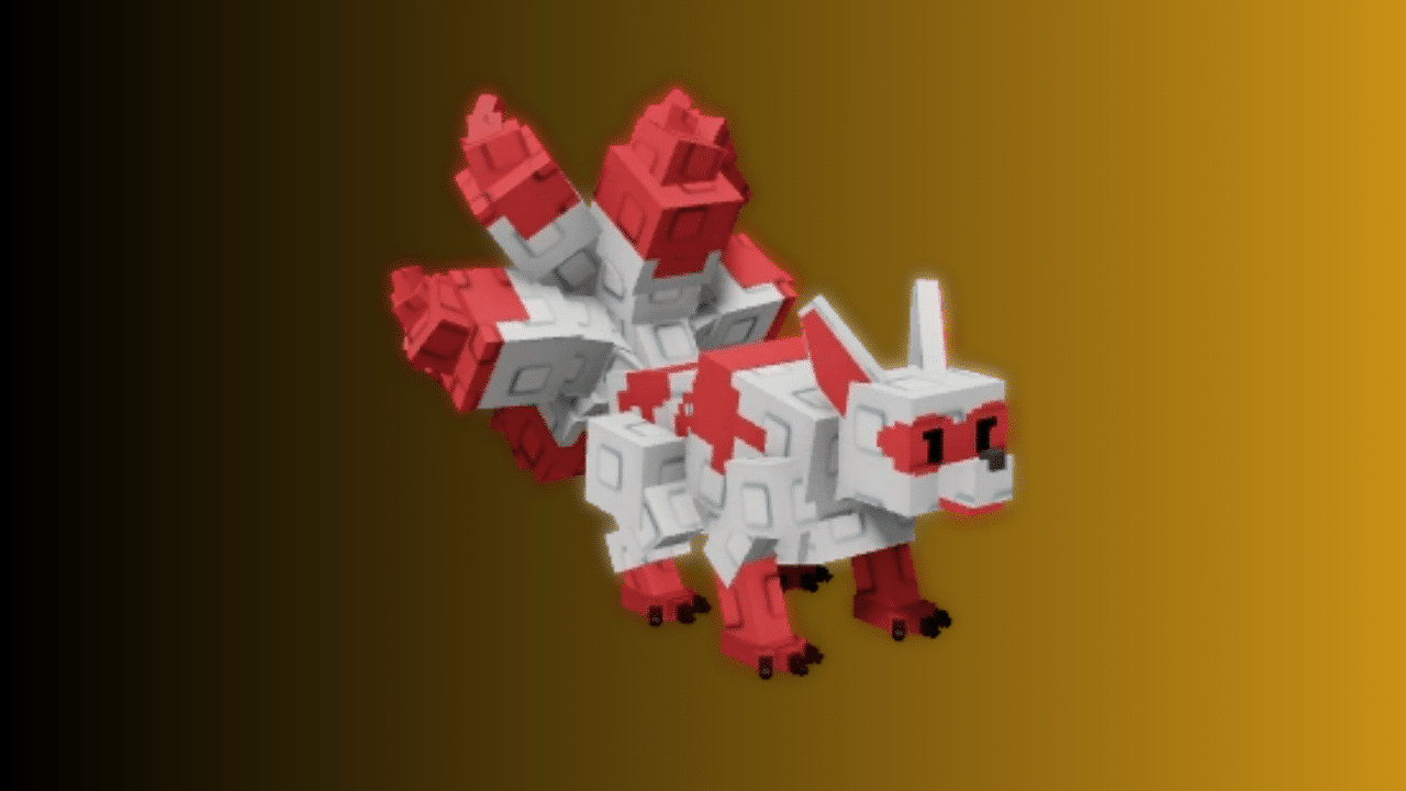 Kitsune best pet in Zen Update of Grow a Garden.