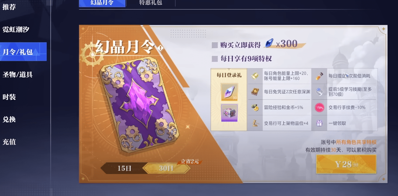 Monthly Membership in Crystal of Atlan.