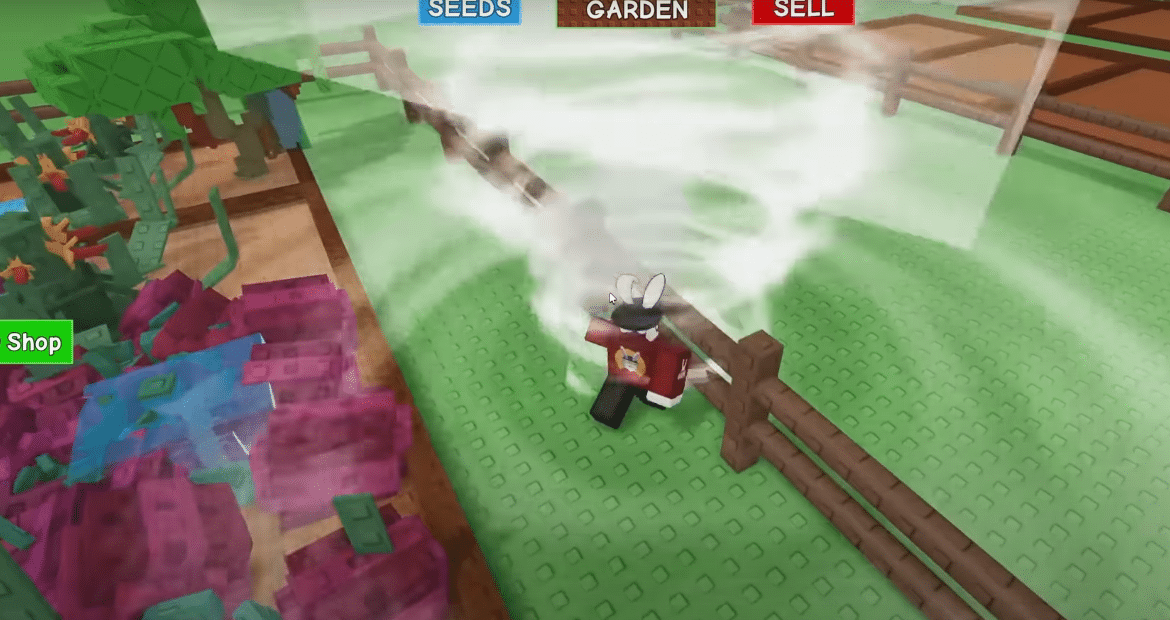Tornado Weather Cosmetic update in Grow a Garden.