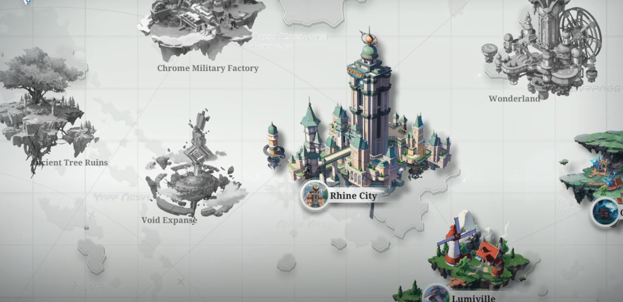 Lumiville in Crystal of Atlan.