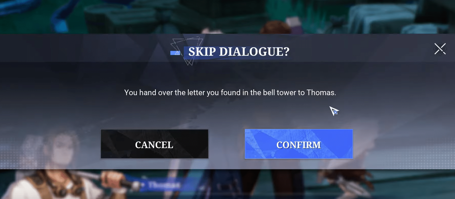 Thomas reading letter in Crystal of Atlan.