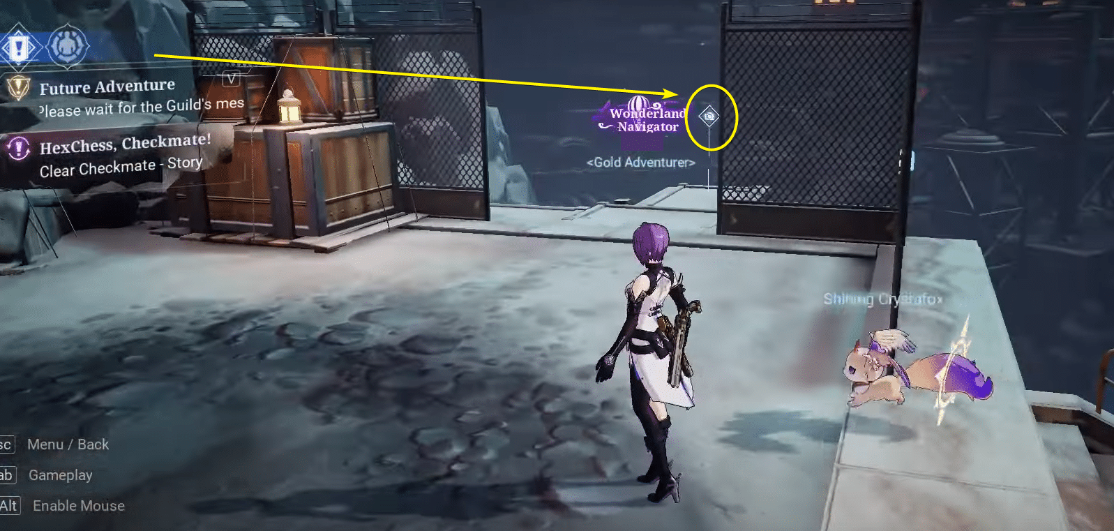 Photo spot near edge in Crystal of Atlan.