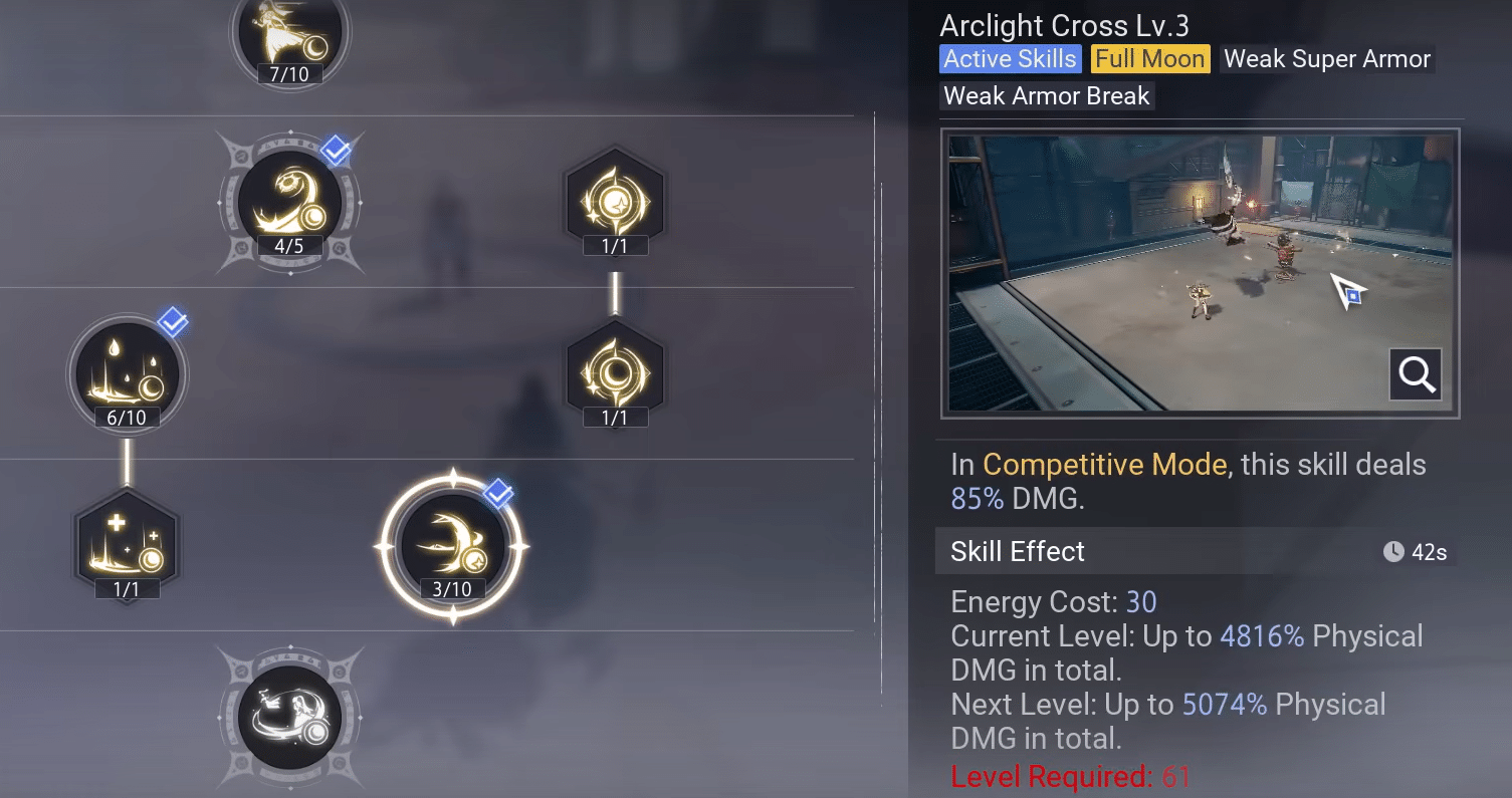 Arclight Cross in Crystal of Atlan.