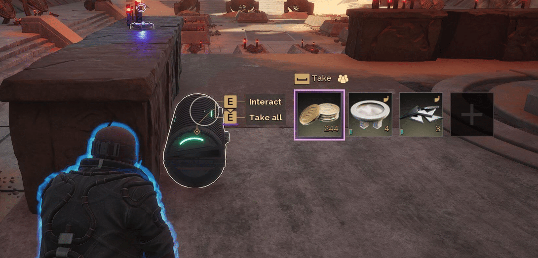 Farming Carbide Scraps and Diamondine Dust in Dune: Awakening.