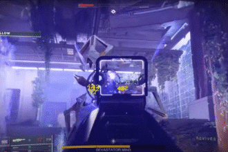 Removing Vex Shield and generator locations to defeat Devastator Mind in Destiny 2.