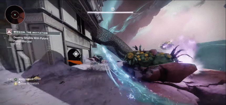Destiny 2: The Invitation Mission Guide | Charging Pylons