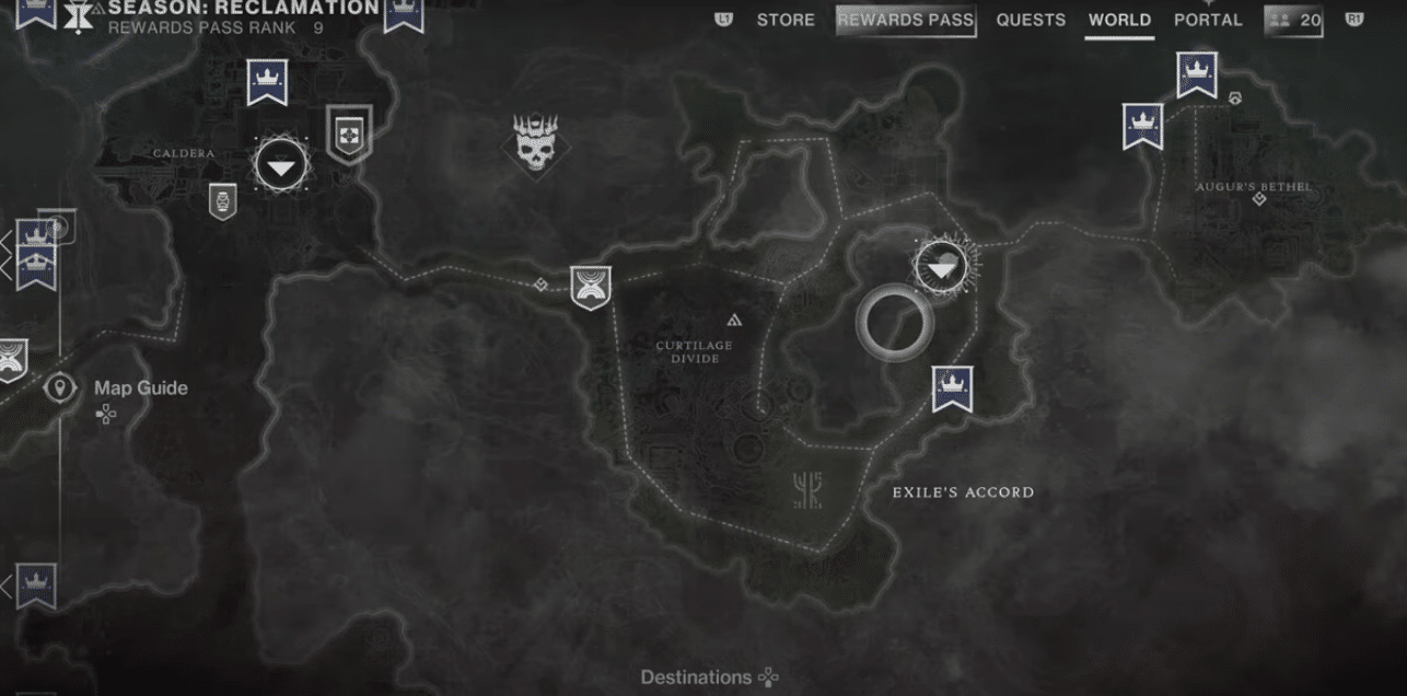 Intrinsic Upgrade #3 – Curtilage Divide (Temporal Manipulation IV) Map Location