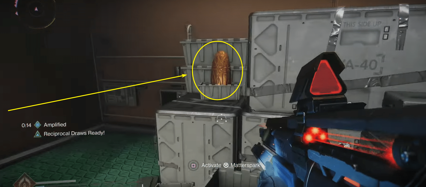 Urn on crates Destiny 2