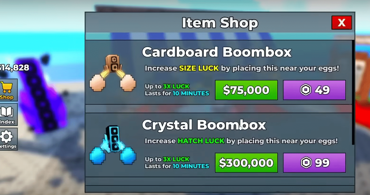 Item Shop My Singing Brainrot