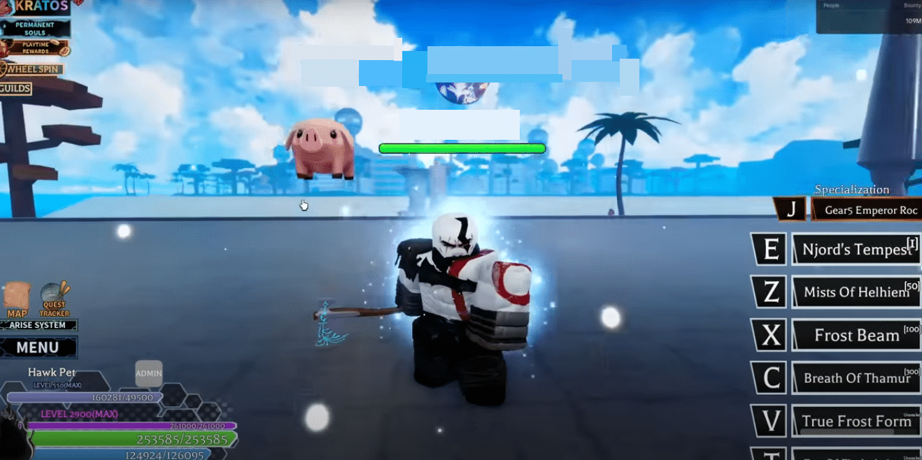 Get Kratos Sword True Form in Anime Spirits.