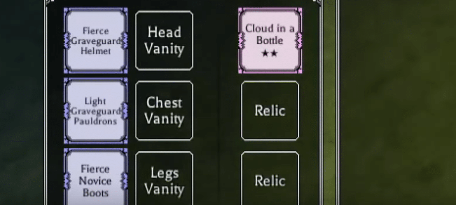 Starter gear Rogueblox