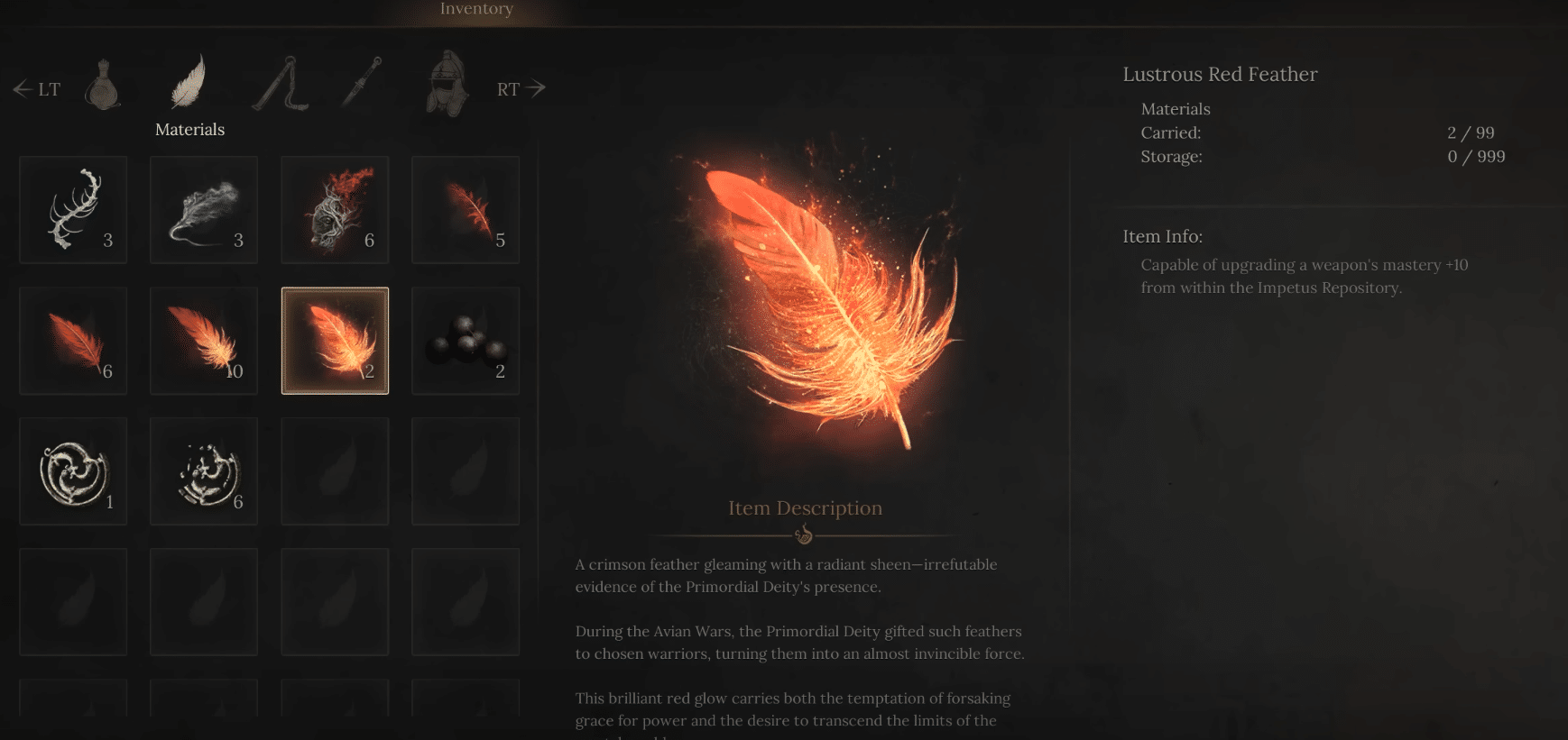 Red Feather Wuchang Fallen Feathers