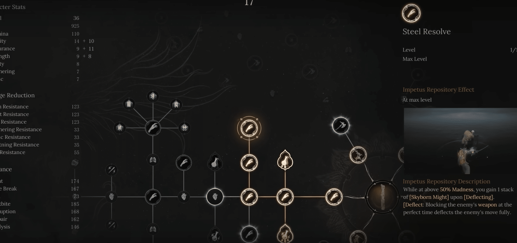 Steel Resolve skill Wuchang Fallen Feathers