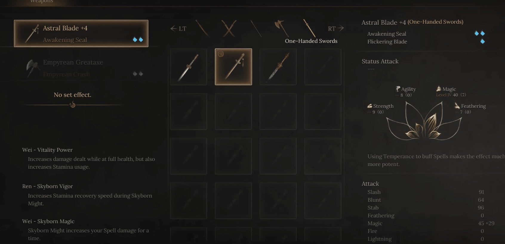 Astral Blade Wuchang Fallen Feathers