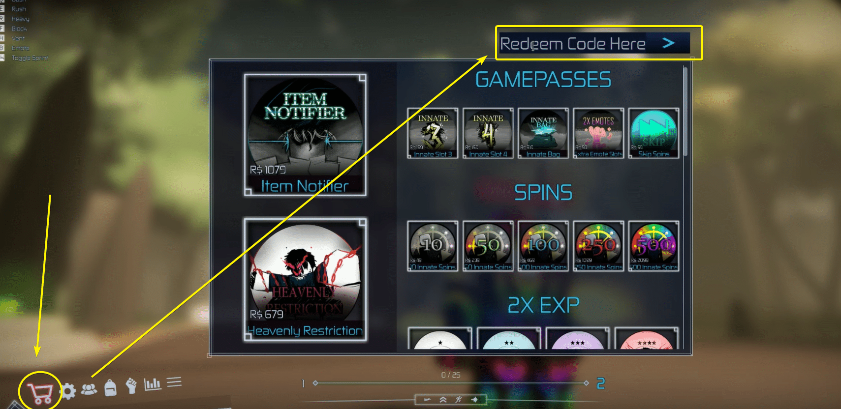 Redeem Code Jujutsu Infinite