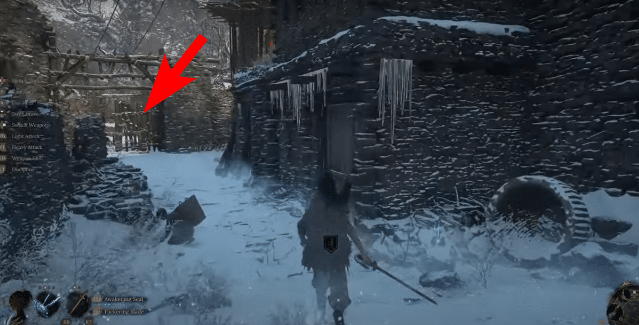 Open the Wooden Fence Gate for Shortcut while doing Heed the Teachings of the Primordial Deity to Unlock His Gate in Wuchang Fallen Feathers.