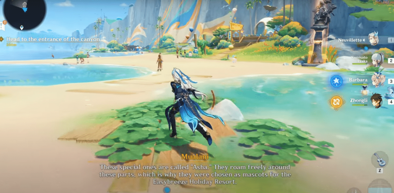 Easybreeze Holiday Resort unlocked in Genshin Impact.