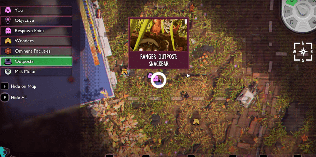 Grass Seeds best location Ranger Outpost in Grounded 2.