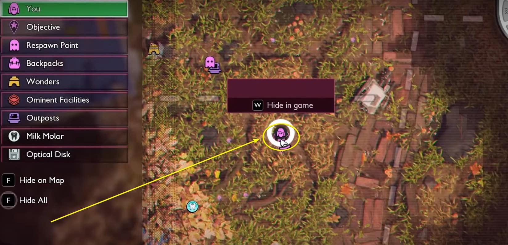 Anthill map Grounded 2