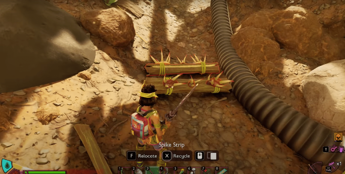 How to Build Spike Strip in Grounded 2.