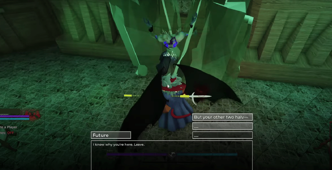 Future NPC Location at the Hell Ring 3 Library (Ancient Vasto) in Type Soul.