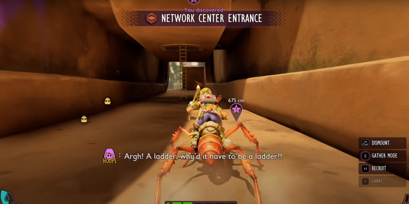 How to Enter Network Center for Networking Quest in Grounded 2.